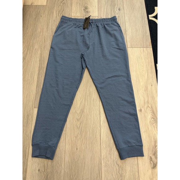 SLATE & STONE Jogger Pants In Light Blue Heather - Picture 3 of 12